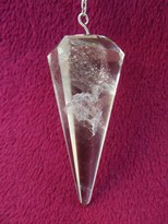 FP023 - Pendule à facettes - Cristal de roche